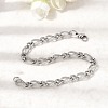 201 Stainless Steel Figaro Chain Bracelets STAS-T077-04P-2