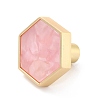 Hexagon with Marble Pattern Brass Box Handles & Knobs LS-DIY-P054-C03-2