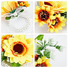 CRASPIRE Silk Cloth Imitation Flower Wrist AJEW-CP0001-38-5