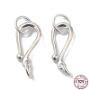 925 Sterling Silver S Shape Clasps STER-A009-17-4