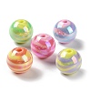 AB Color Plated Acrylic Beads SACR-I005-13A-1