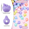 180Pcs Opaque Acrylic Beads TACR-SC0002-71-2