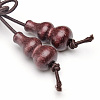 5-Loop Wrap Style Buddhist Jewelry BJEW-S125-24-2