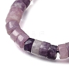 Natural Lepidolite/Purple Mica Beads Strands GG-CBA8682-B08-4