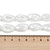 Electroplate Porcelain Imitation Pearl Beads Strands BSHE-Z009-01A-5