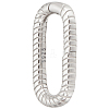 1Pc 925 Sterling Silver Spring Gate Rings STER-BBC0008-04-1