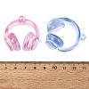 Transparent Acrylic Pendants AC-N166-02-3
