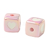 10Pcs Opaque Acrylic Enamel Beads ACRC-FS0001-02F-2