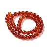 Natural Carnelian Beads Strands G-G390-8mm-03-4