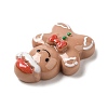 Christmas Theme Opaque Resin Cabochons RESI-E043-01I-3