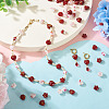 80Pcs 8 Styles Millefiori Glass Beads Strands GLAA-TA0003-43C-7
