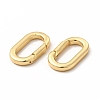 Rack Plating Brass Spring Gate Rings KK-H436-13B-G-2