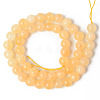 Natural Quartz Beads Strands X-G-R479-8mm-08-2