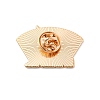 Zinc Alloy Brooches JEWB-D301-01G-04-2