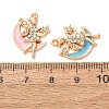 Alloy Enamel Pendants RB-CBAA987-21KCG-3