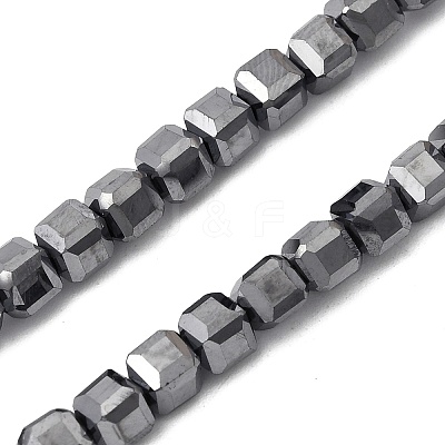 Synthetic Terahertz Stone Beads Strands G-H327-L03-03-1
