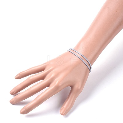 Unisex Korean Waxed Polyester Cord Bracelets BJEW-JB04597-1