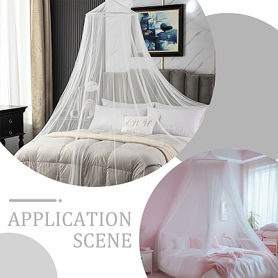 Polyester Gauze Bed Mosquito Net AJEW-WH0481-206B-1
