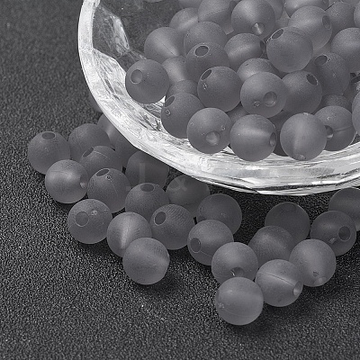 Transparent Acrylic Beads X-PL582-C62-1