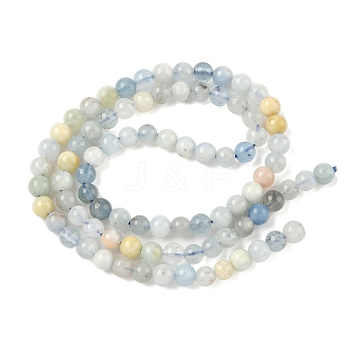 Natural Aquamarine Beads Strands G-D327-A01-5mm-1
