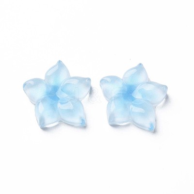 Transparent Epoxy Resin Cabochons X-CRES-S365-23B-1