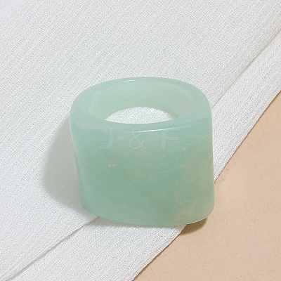 Rectangle Acrylic Finger Rings for Women WGE6404-03-1