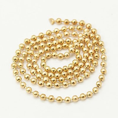 Iron Ball Bead Chains CH-C013-1.5mm-LG-1