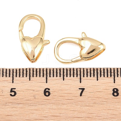Brass Lobster Claw Clasps KK-H287-08D-G-1