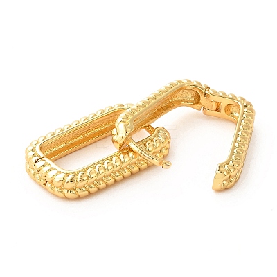 Brass Hoop Earrings LS-EJEW-F273-02A-G-1
