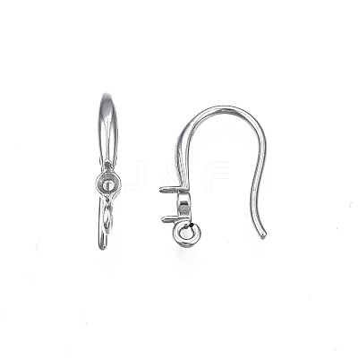 304 Stainless Steel Earring Hooks X-STAS-S057-61-1