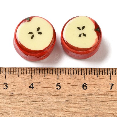 Christmas Theme Glazed Porcelain Beads PORC-NH0001-01A-1