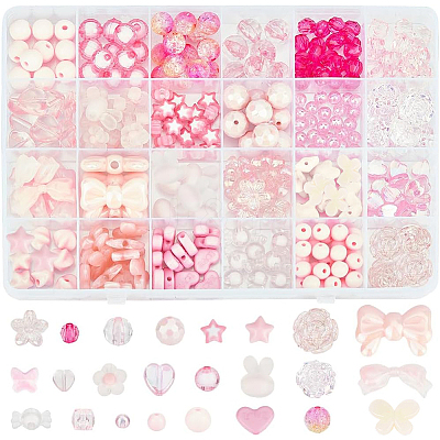 Acrylic & Plastic Beads Kits MACR-SP0001-49C-1