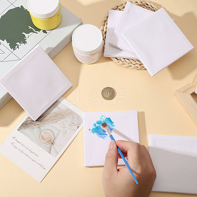 Square Wood Painting Linen Panels DIY-WH0622-483A-1