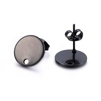 304 Stainless Steel Stud Earring Findings X-STAS-K184-01-03B-1