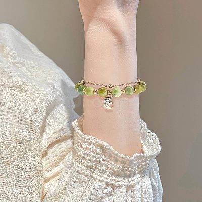 2 Strands Natural Serpentine Beads Strands G-OC0003-11-1