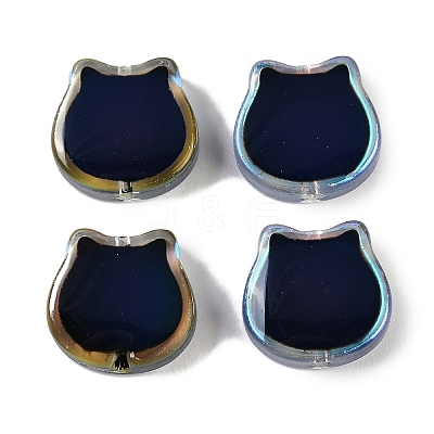 Electroplate Two Tone Glass Mood Beads GLAA-Z007-12B-1