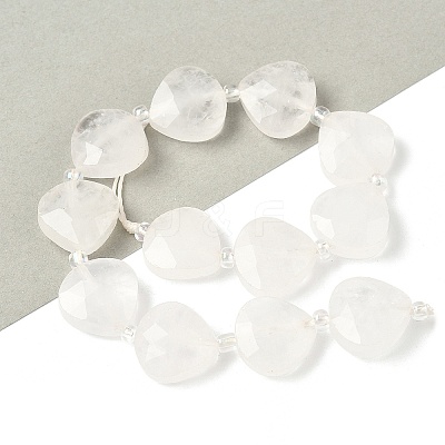 Natural Quartz Crystal Beads Strands G-D316-A20-1