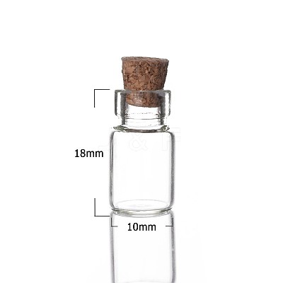 Glass Bottles AJEW-H004-6-1