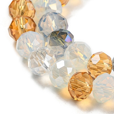 Glass Beads Strands EGLA-A034-M6mm-37-1