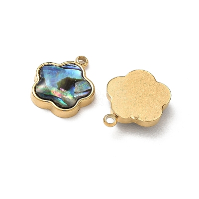 Natural Paua Shell Pendants STAS-G397-12G-02-1
