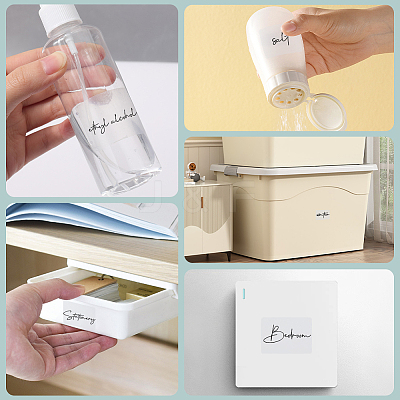 200Pcs Rectangle Paper Thermal Printable Label Stickers AJEW-WH20020-075-1
