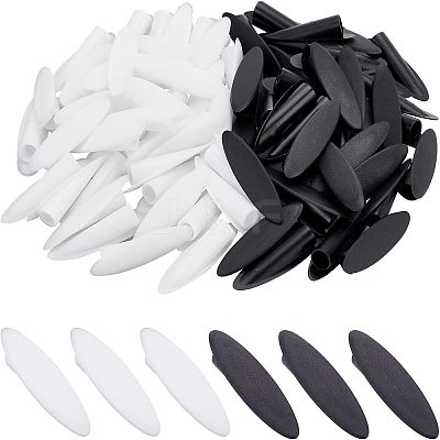 200Pcs 2 Colors Plastic Inclined Hole Locator AJEW-FH0001-83-1