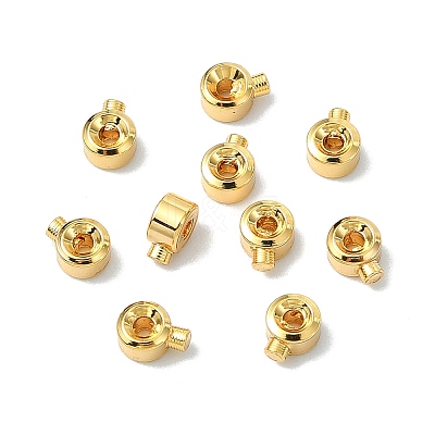 SHEGRACE Brass Crimp Beads XGR0053G-63G-1