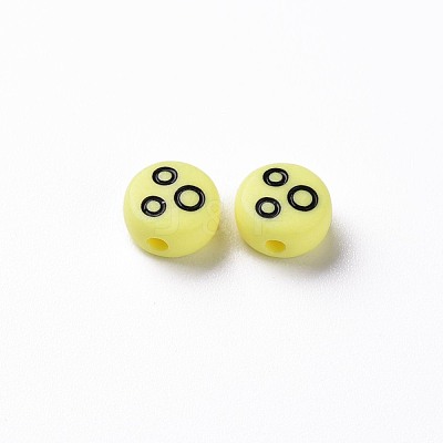 Opaque Mixed Color Acrylic Beads MACR-N008-42-C-1