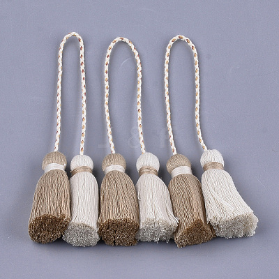 Polycotton(Polyester Cotton) Tassel Big Pendant Decorations FIND-S302-01T-1