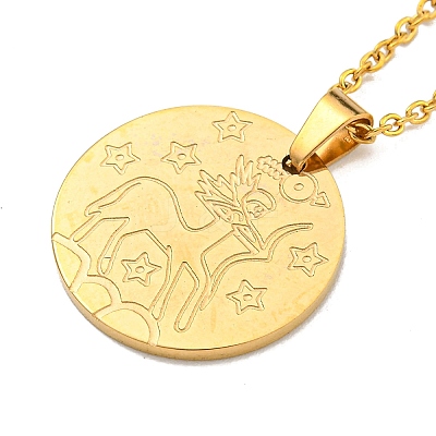 Constellation Pendant Necklaces NJEW-S422-04G-09-1