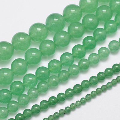Natural & Dyed Malaysia Jade Bead Strands G-A146-8mm-A04-1