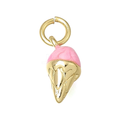 Brass Enamel Pendants KK-K427-15G-02-1