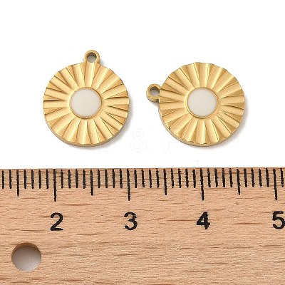 Ion Plating(IP) 316L Surgical Stainless Steel Pendants STAS-D035-02B-G-1