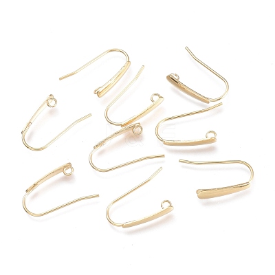 304 Stainless Steel Earring Hooks X-STAS-K211-02G-1
